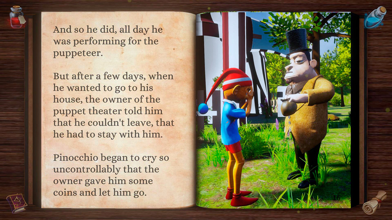 Pinocchio: Interactive Book