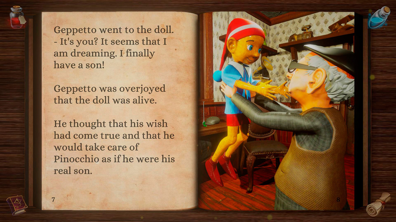 Pinocchio: Interactive Book