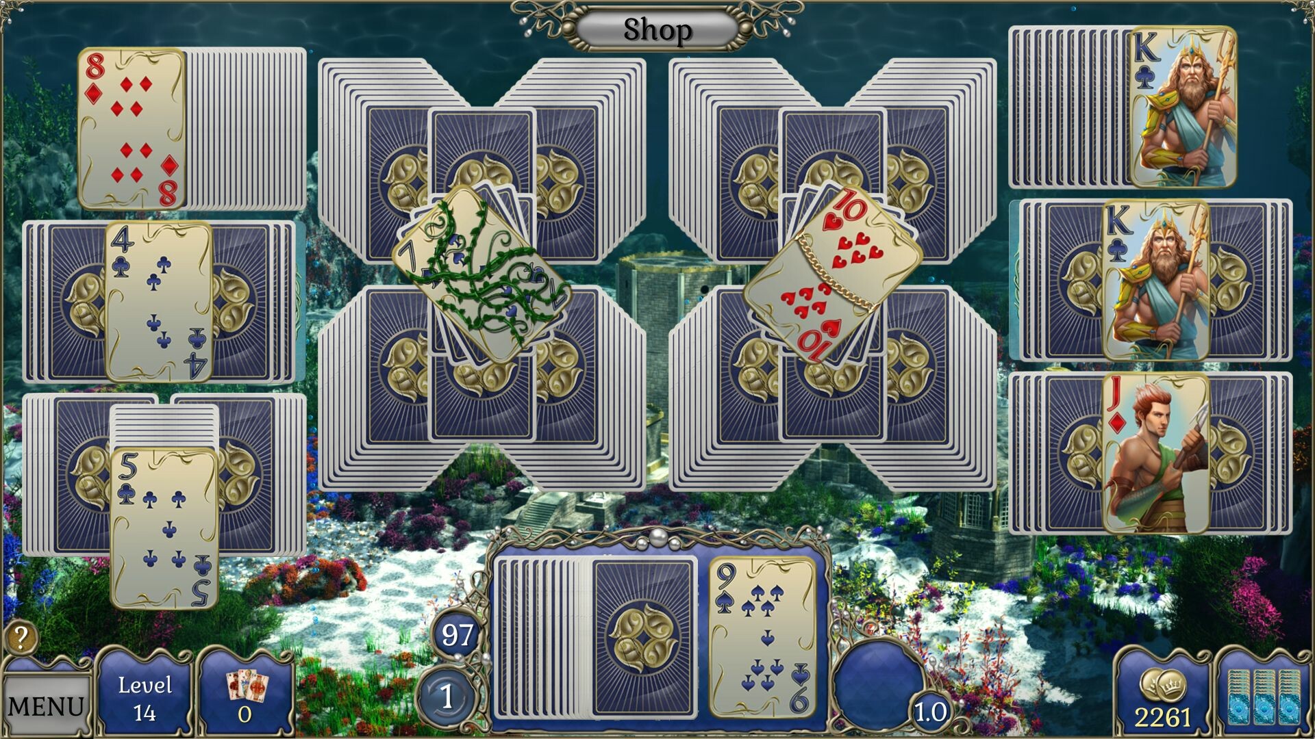 Jewel Match Atlantis Solitaire 4: Collector’s Edition