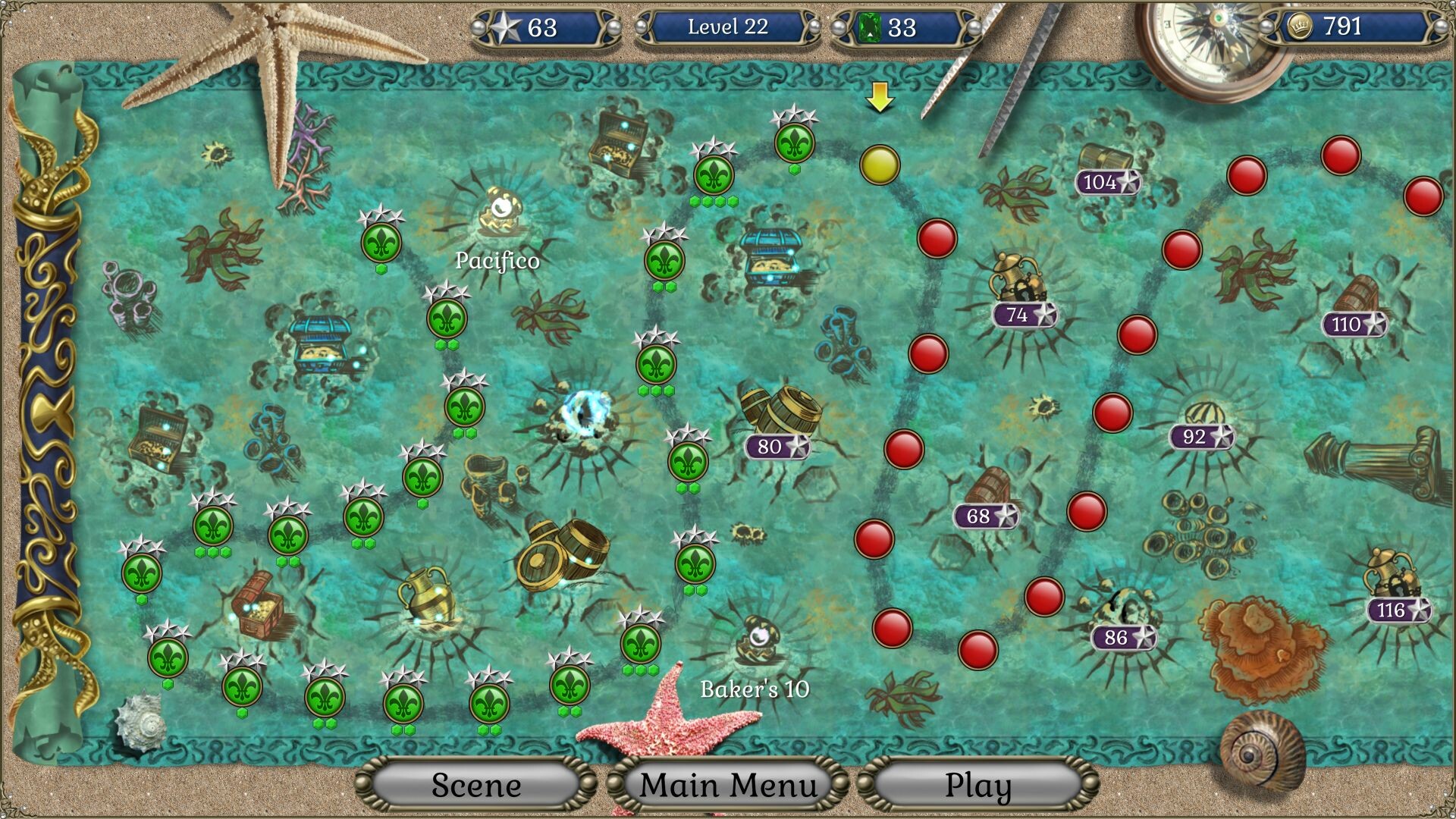 Jewel Match Atlantis Solitaire 4: Collector’s Edition