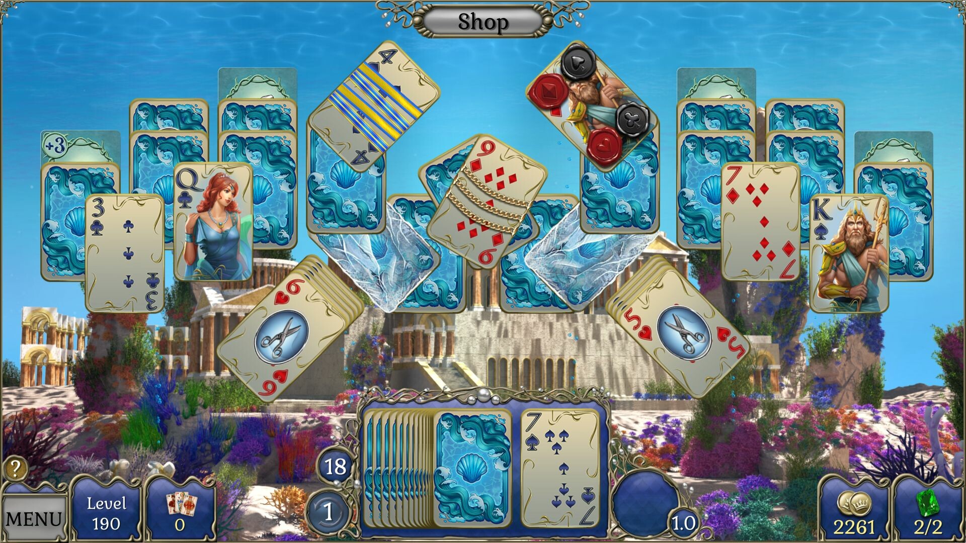 Jewel Match Atlantis Solitaire 4: Collector’s Edition