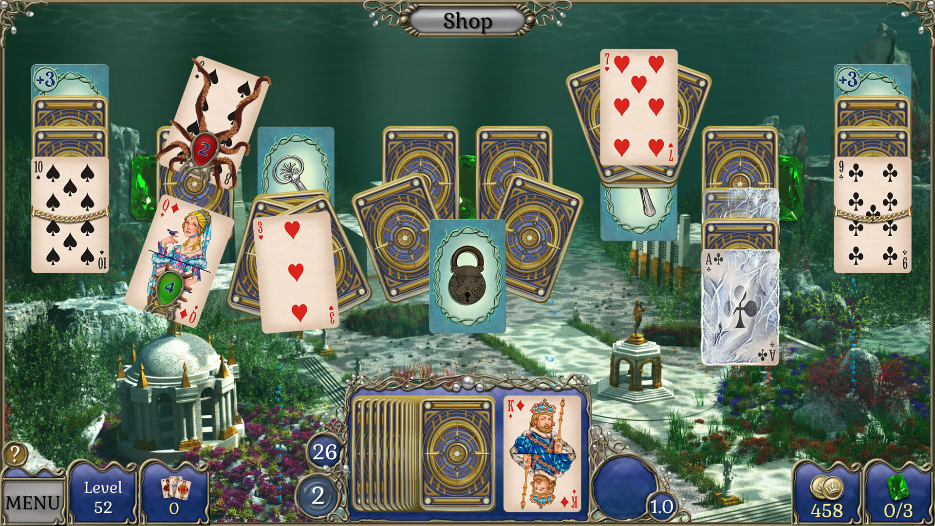 Jewel Match Atlantis Solitaire 4: Collector’s Edition