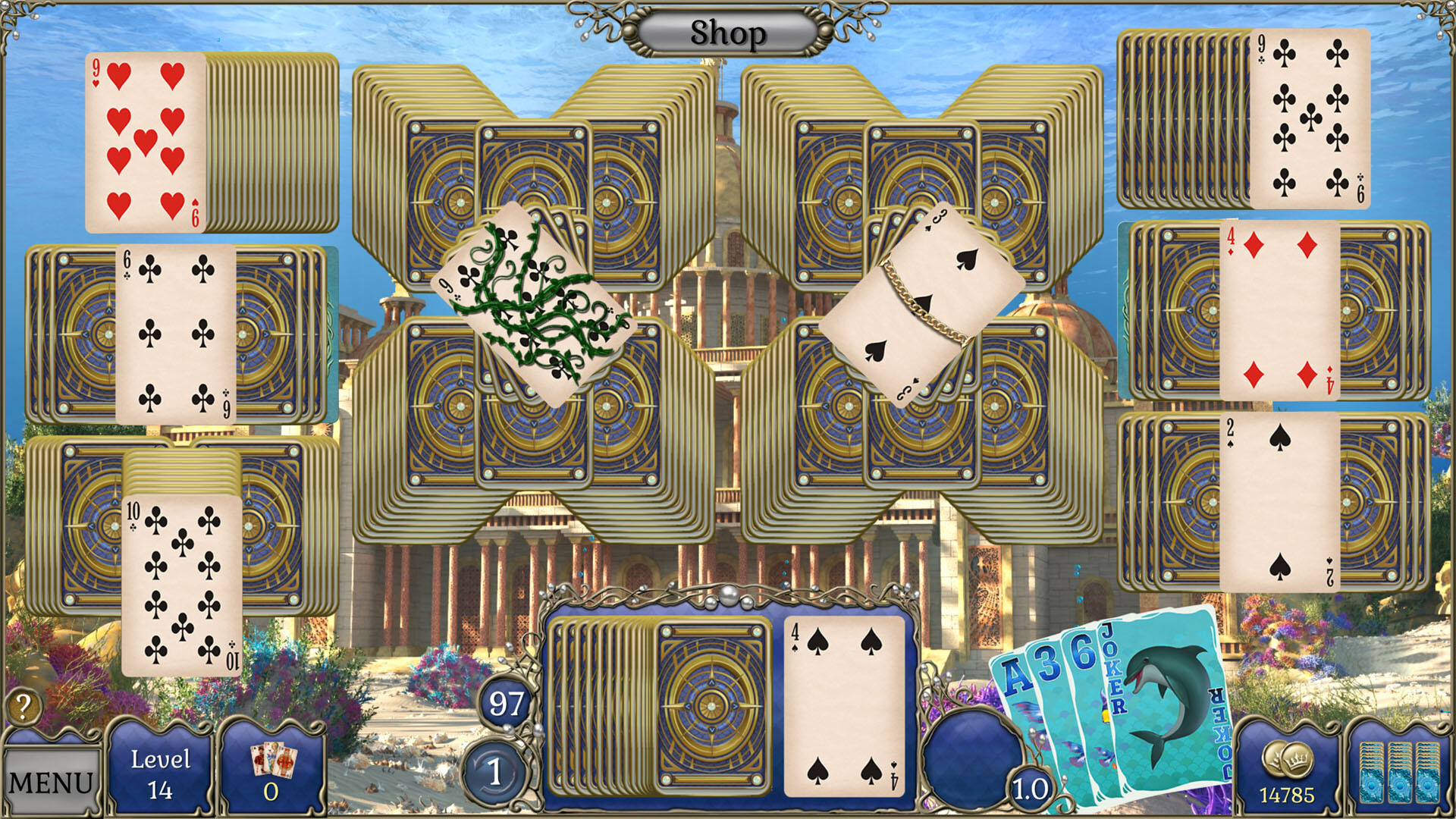 Jewel Match Atlantis Solitaire 4: Collector’s Edition