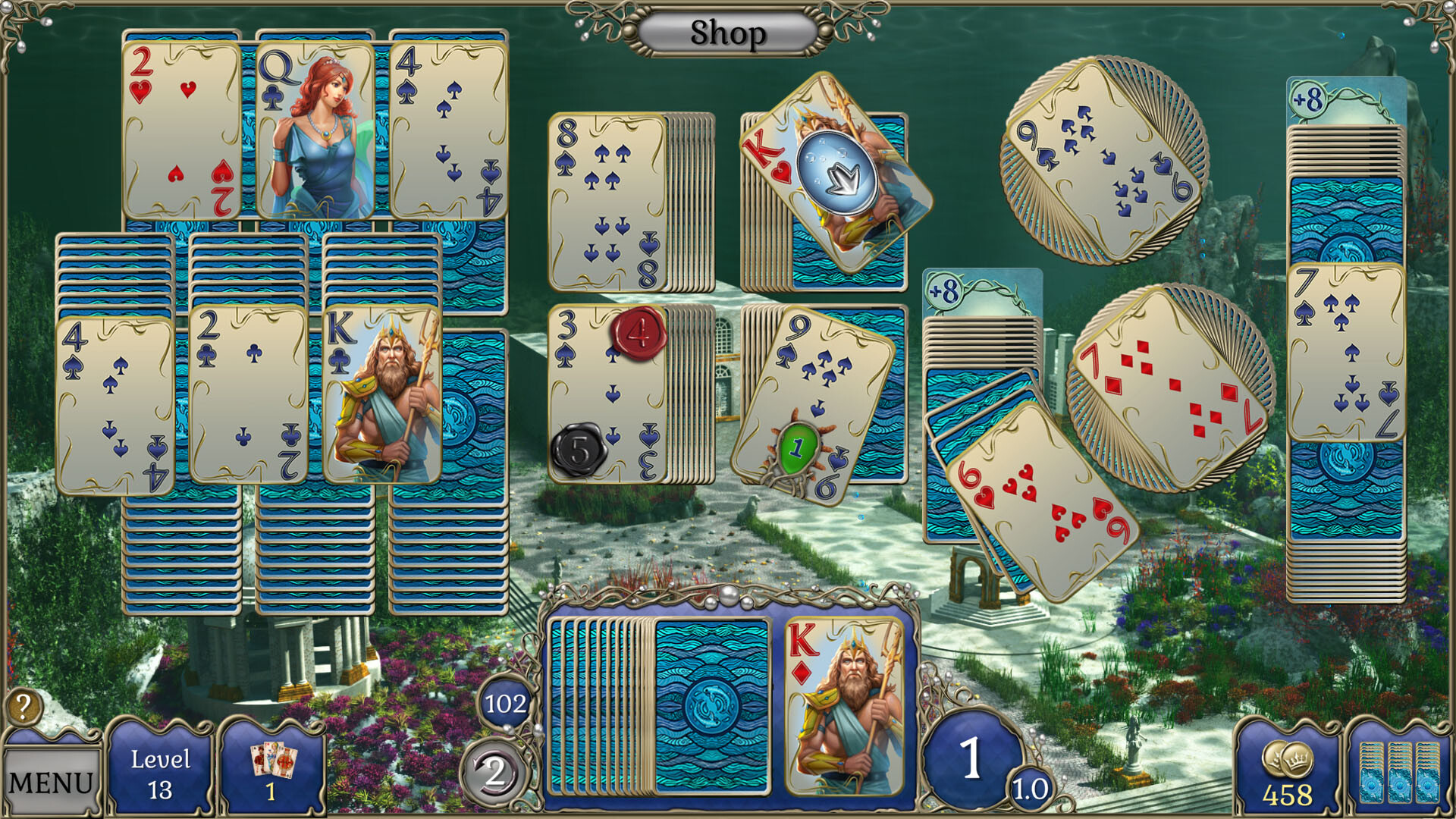 Jewel Match Atlantis Solitaire 4: Collector’s Edition