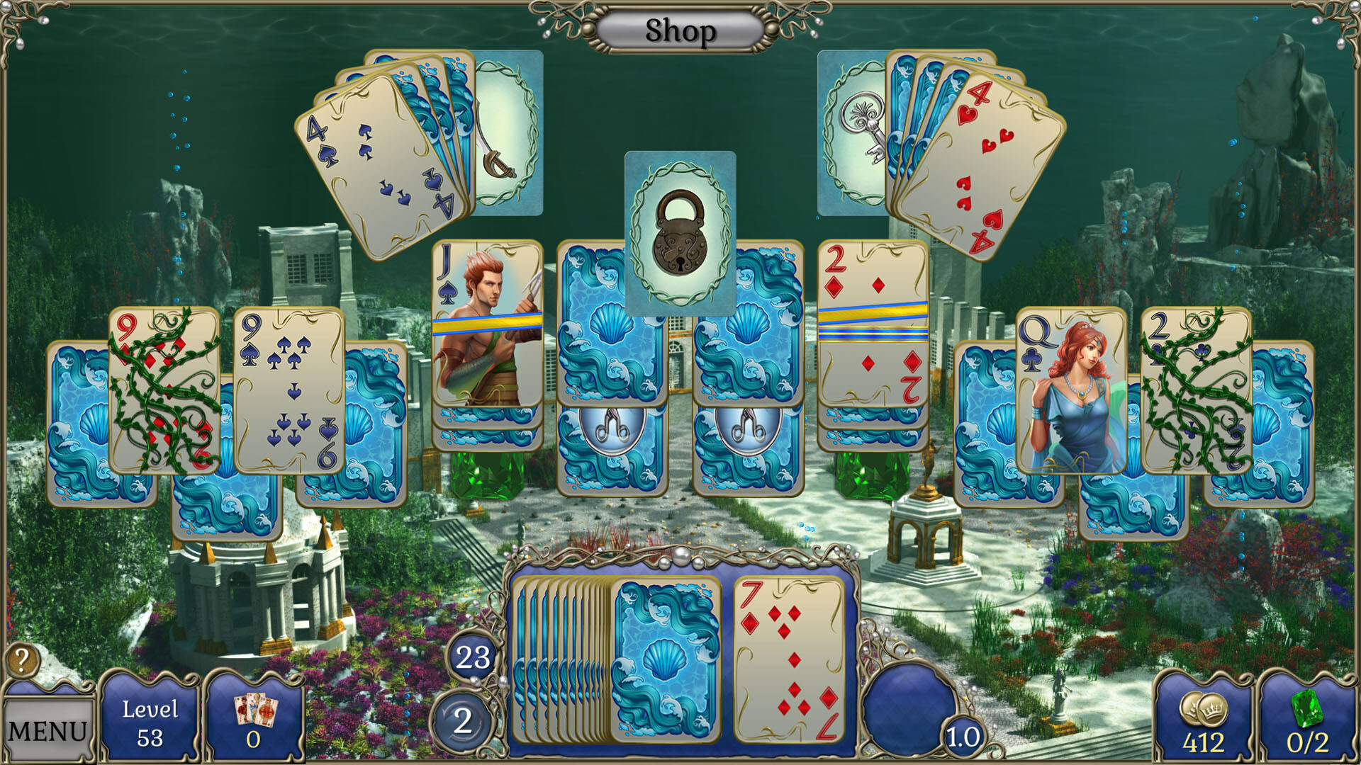 Jewel Match Atlantis Solitaire 4: Collector’s Edition