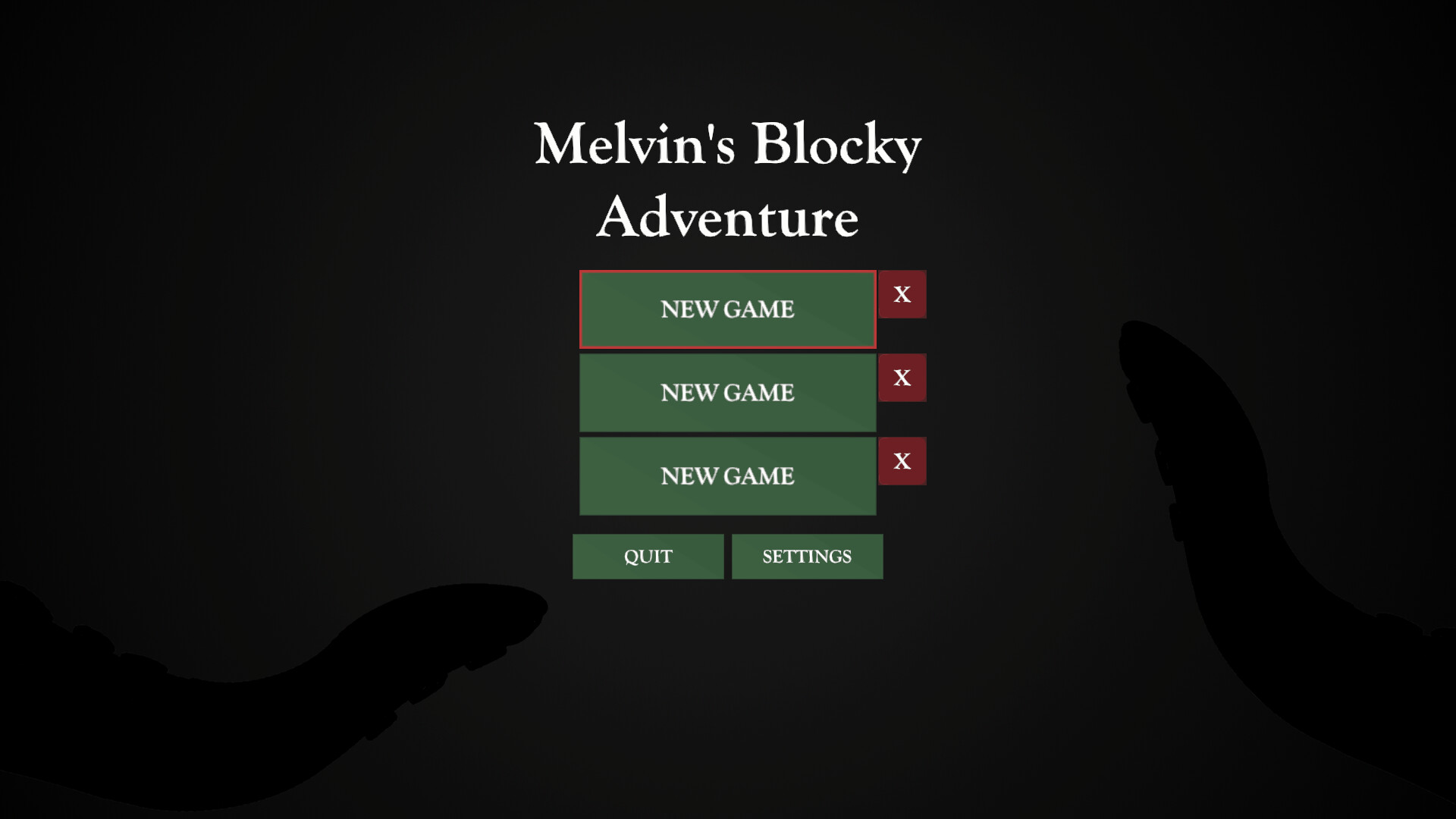 Melvin’s Blocky Adventure