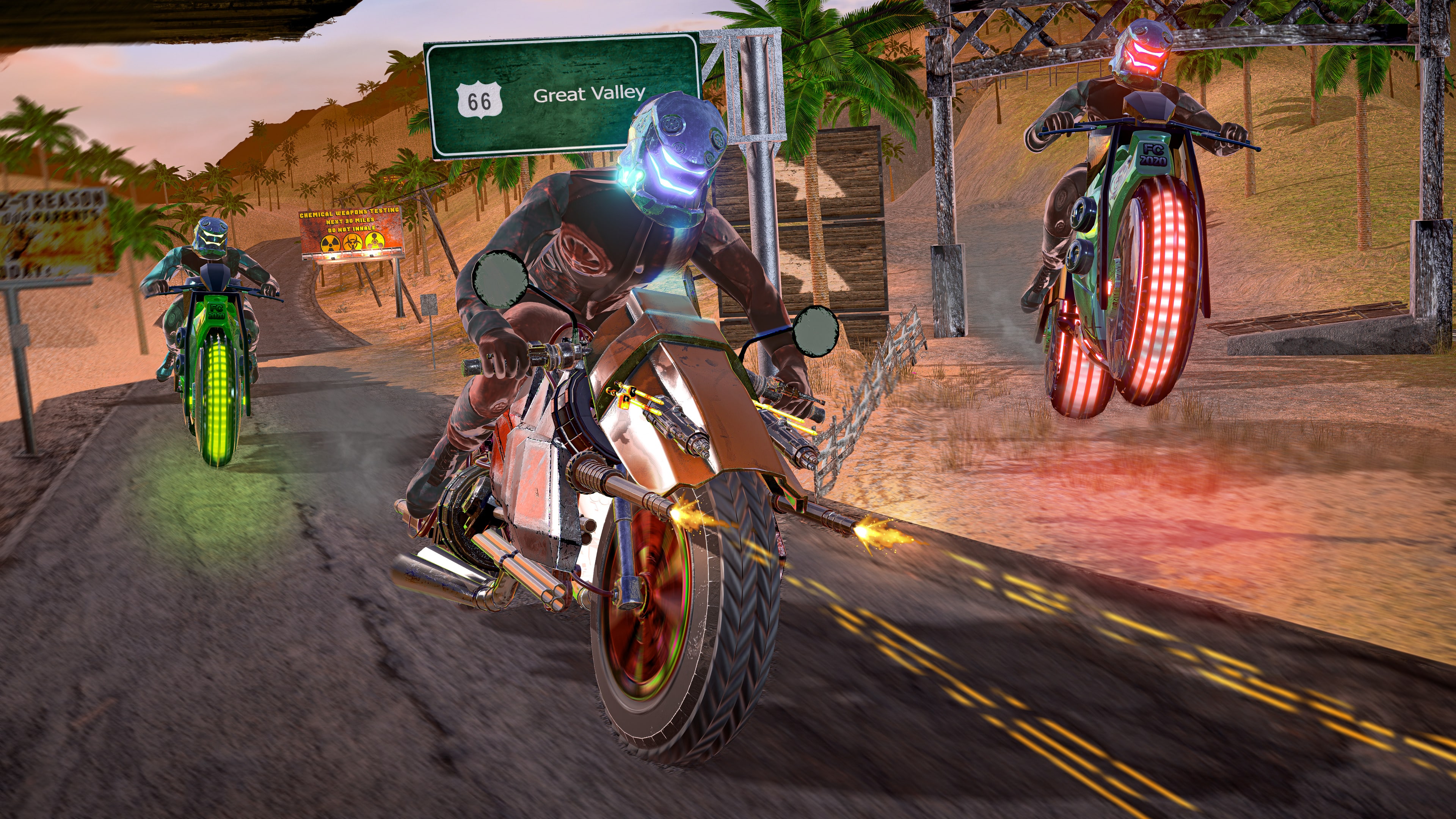 2044 Moto Racer: Cyber Racing Simulator