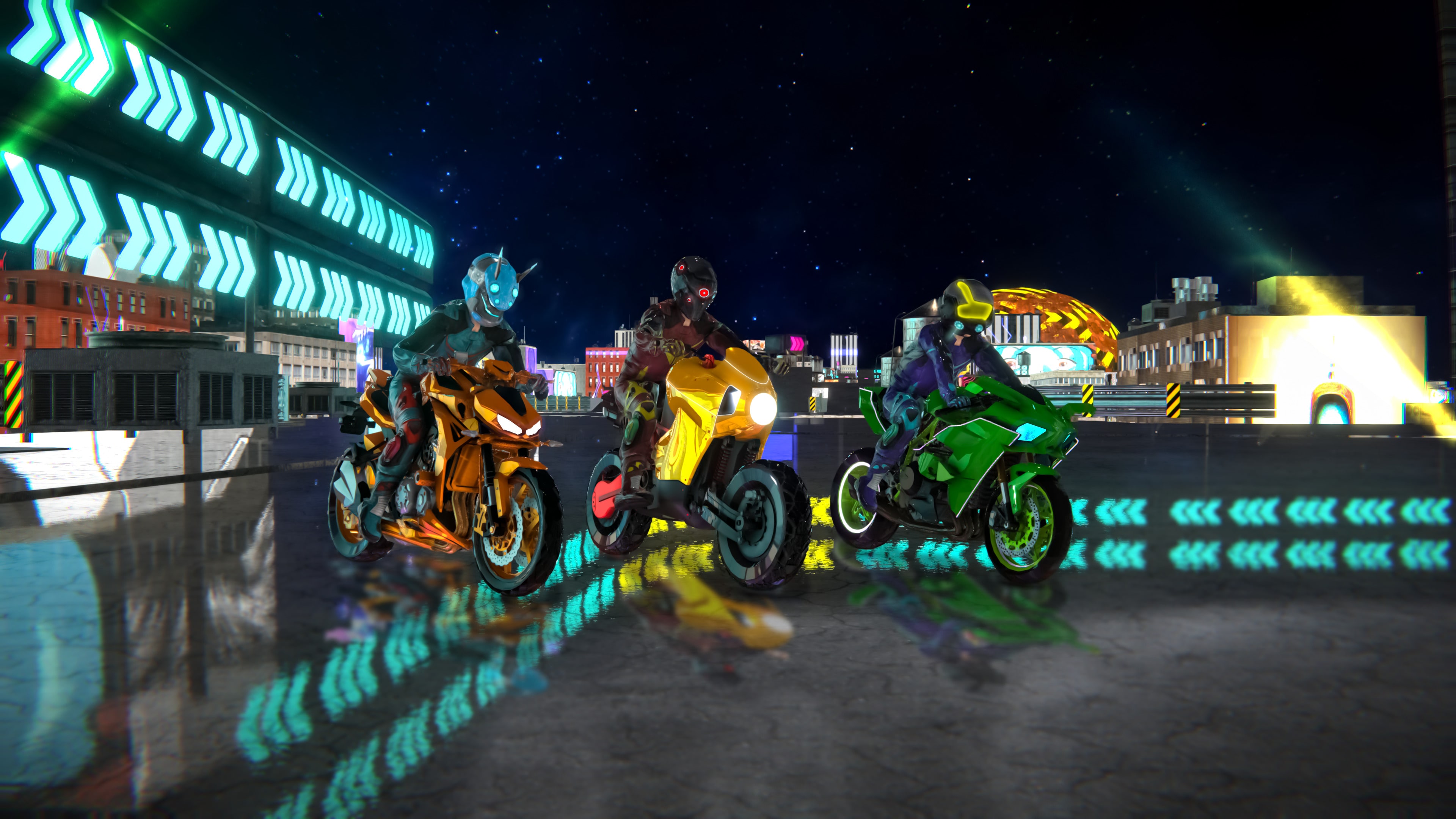 2044 Moto Racer: Cyber Racing Simulator