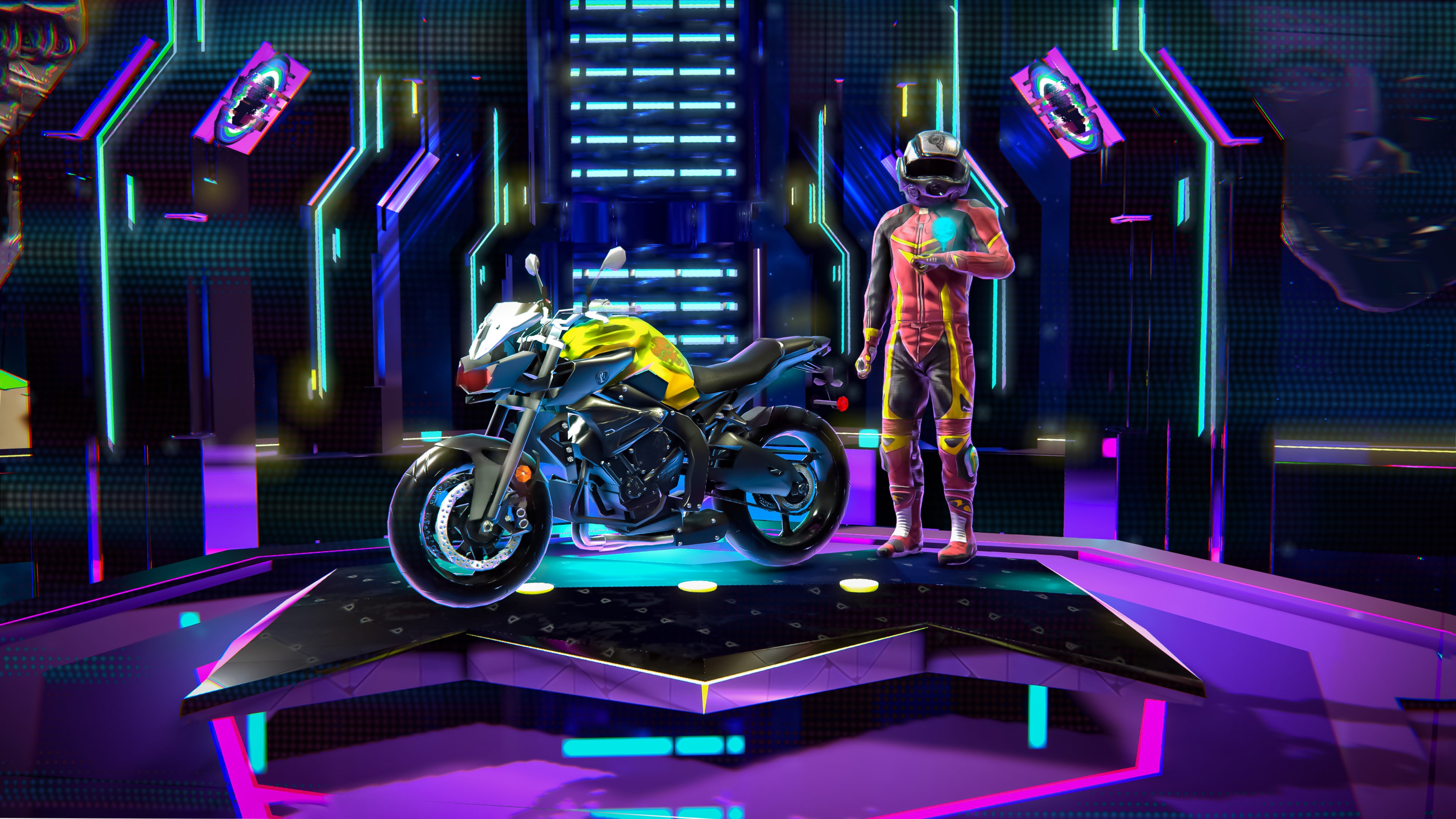 2044 Moto Racer: Cyber Racing Simulator