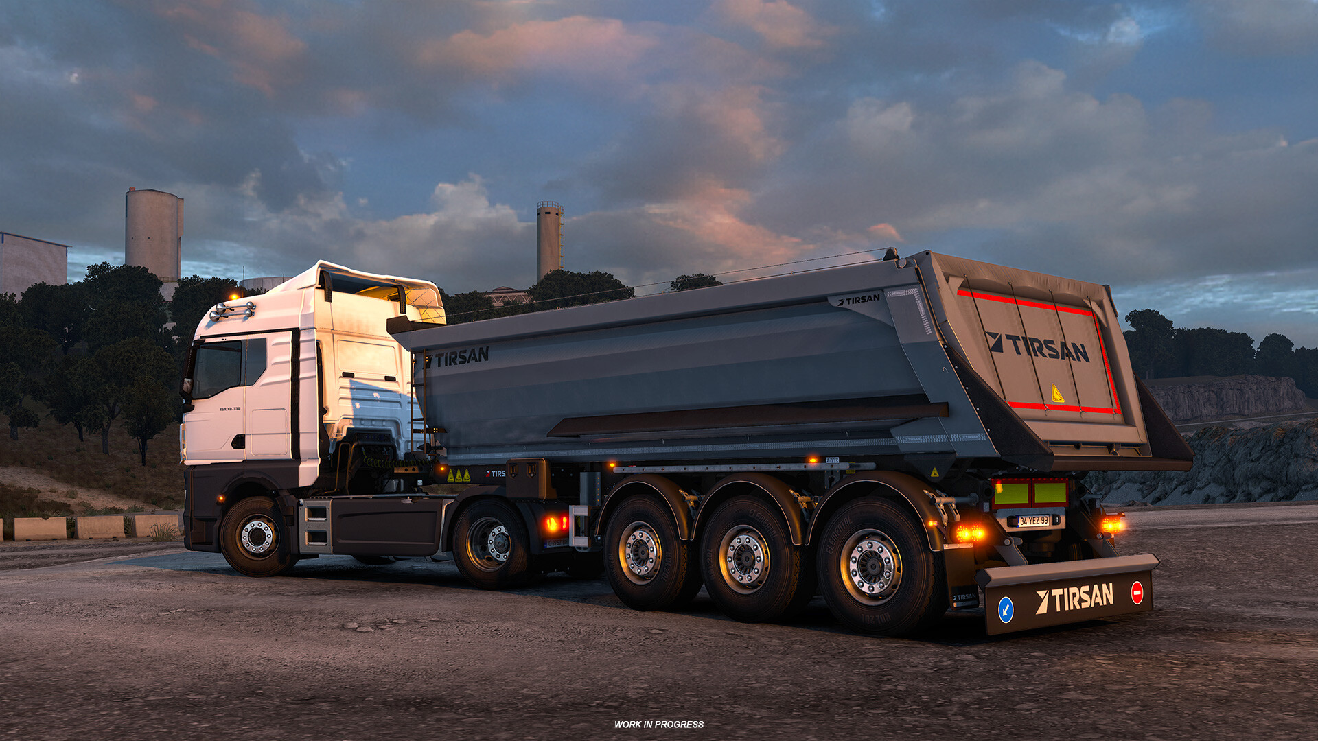 Euro Truck Simulator 2: Tirsan Trailer Pack
