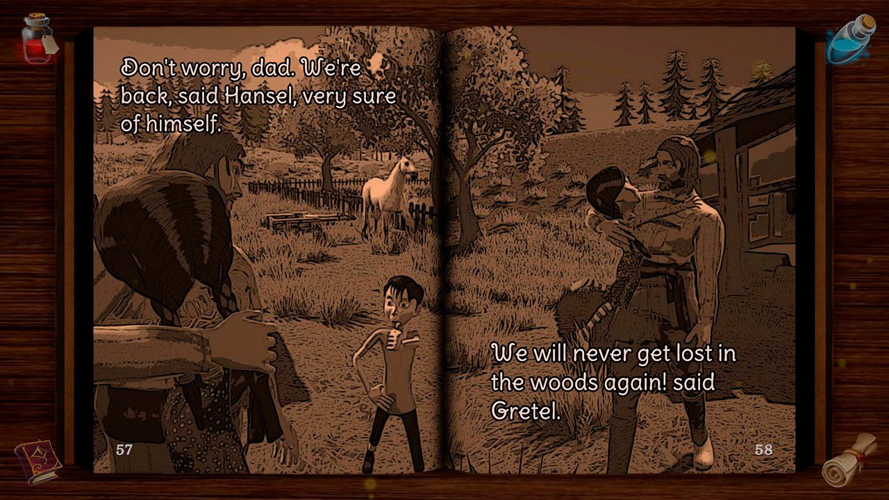 Hansel and Gretel: Interactive Book