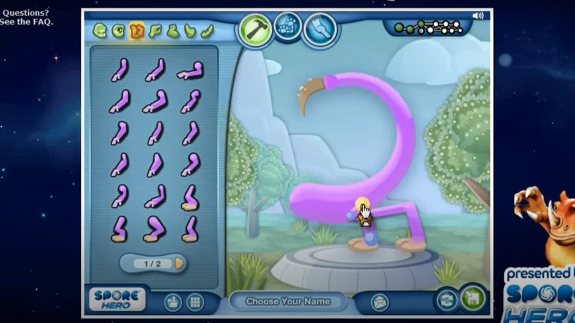 Spore 2D Creature Creator