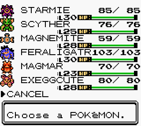 Pokemon Sour Crystal