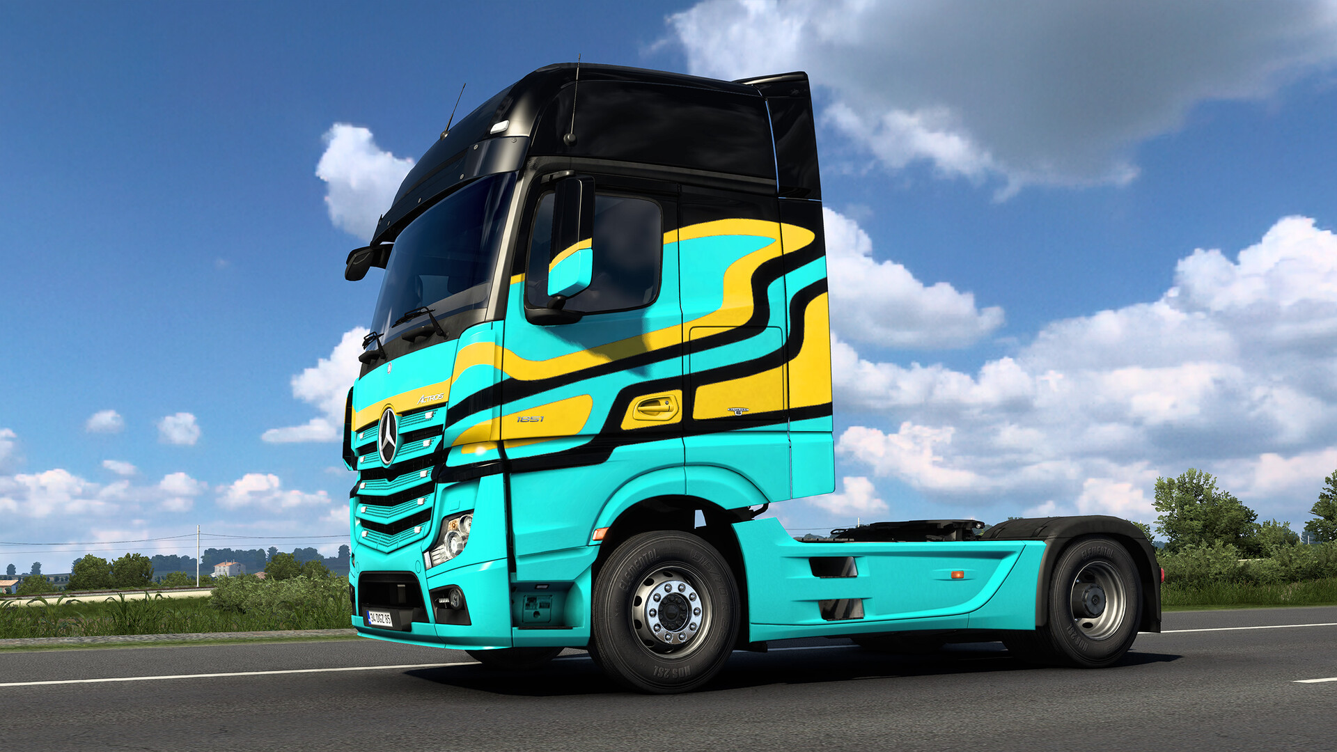 Euro Truck Simulator 2: Modern Lines Paint Jobs Pack