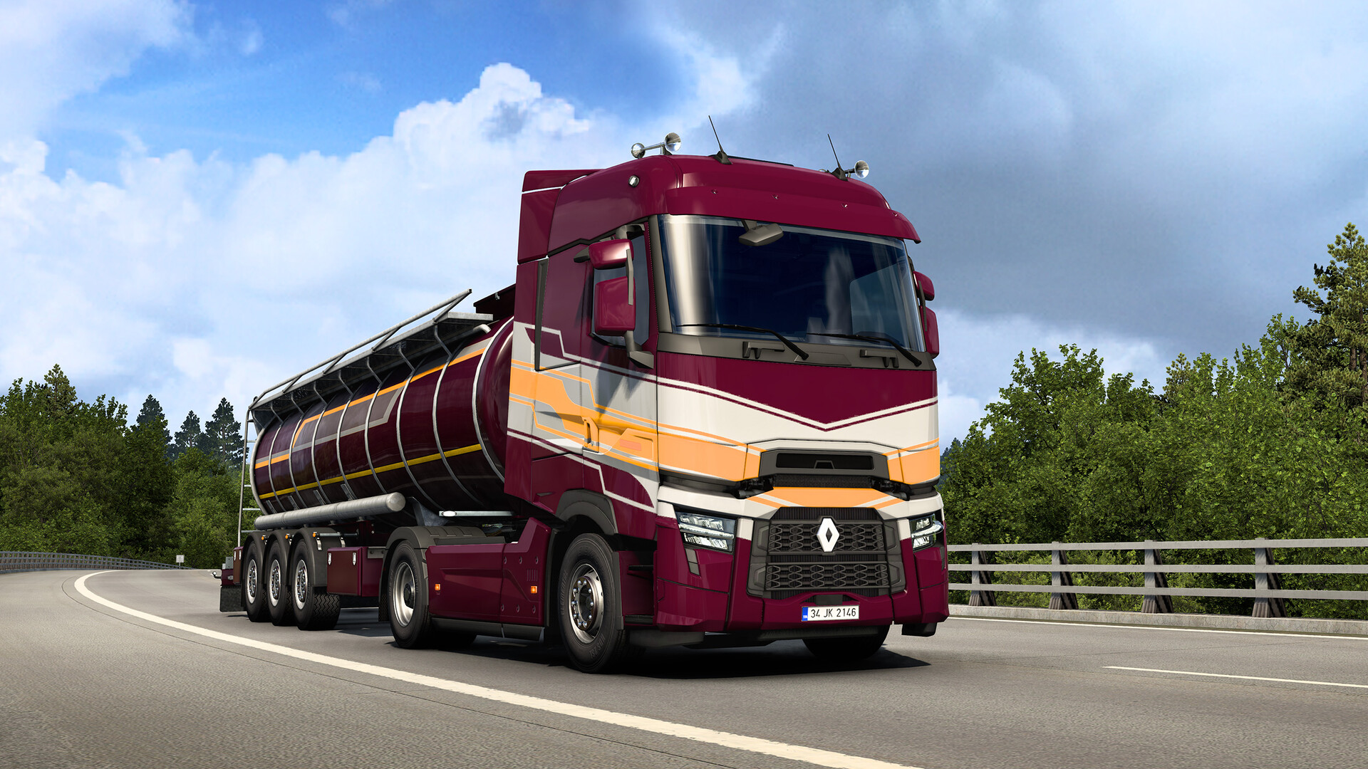 Euro Truck Simulator 2: Modern Lines Paint Jobs Pack