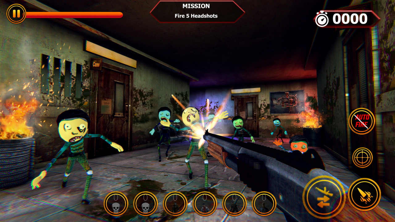 Zombie Sniper Shooter: Stickman War