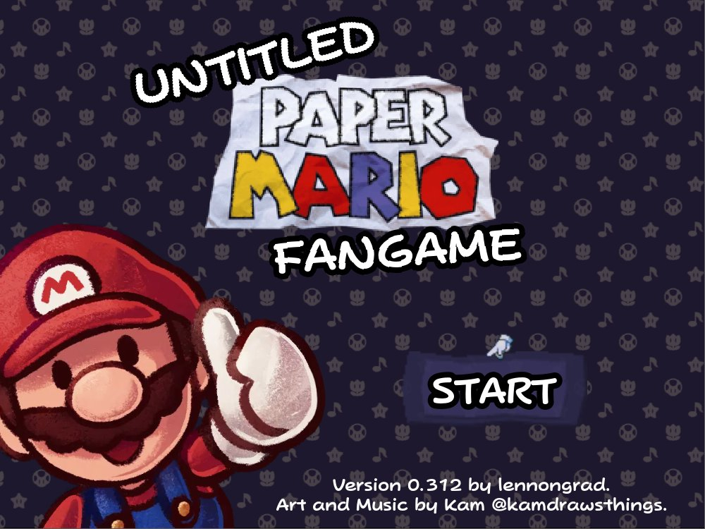 Untitled Paper Mario Fangame