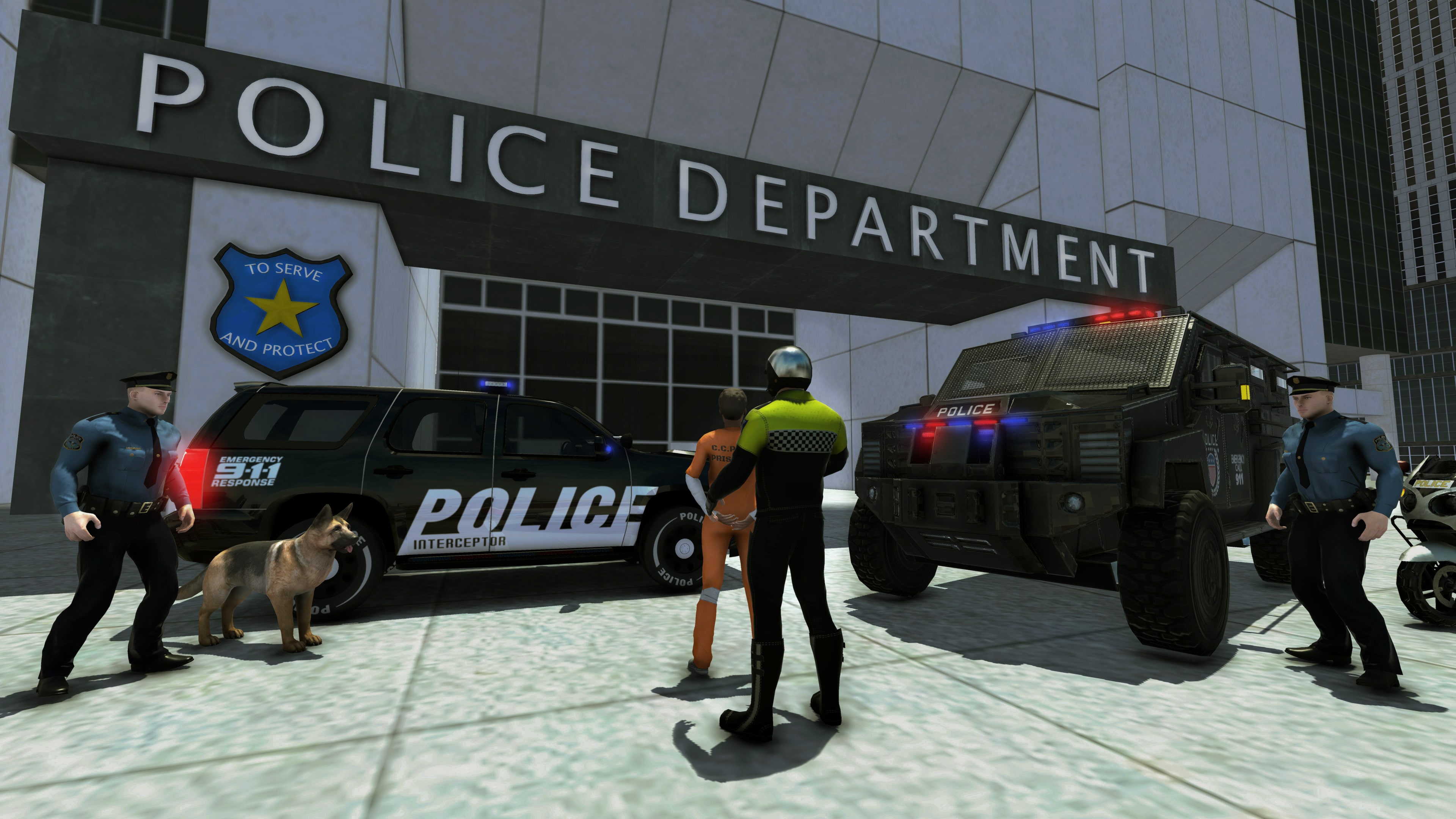 City Police Simulator: Cop Car Games &amp; Shooter