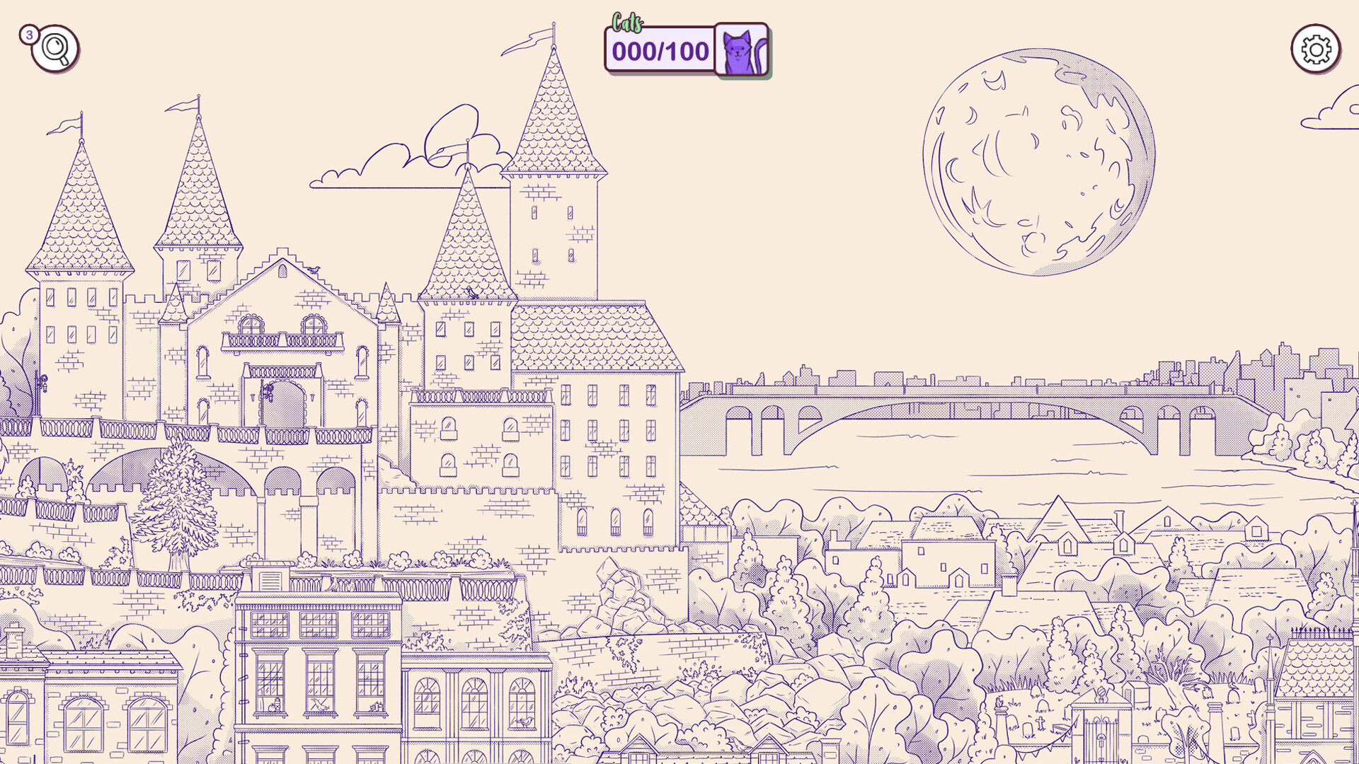 Hidden Cats in Spooky Town