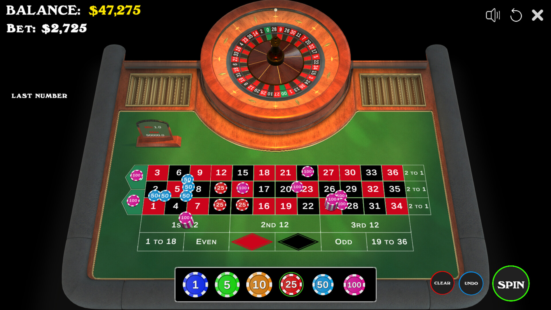 Roulette Simulator 2024