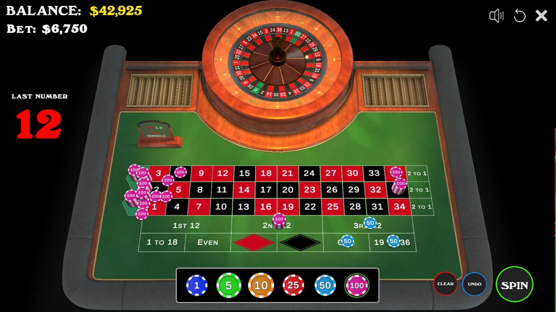 Roulette Simulator 2024