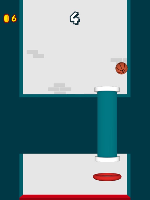 Dunk The Hoops: Bouncy Ball