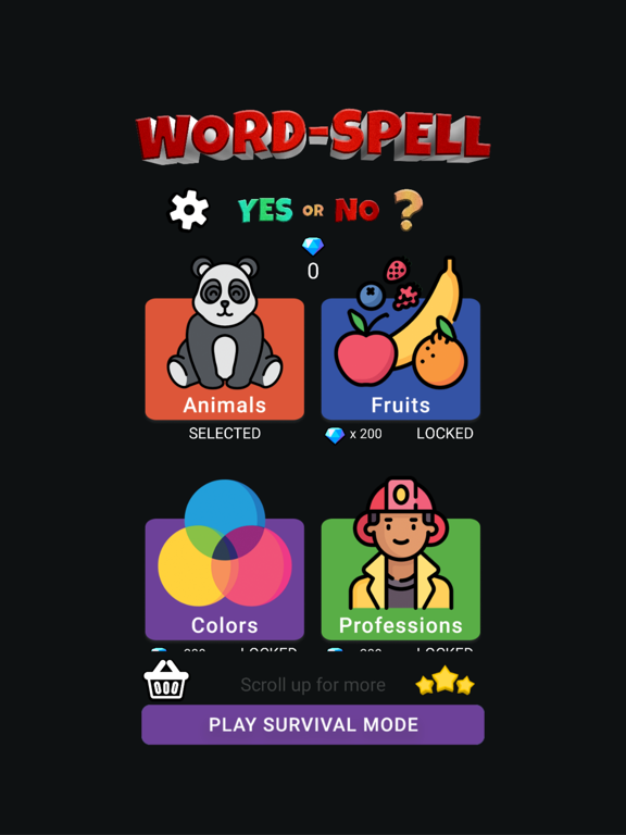 Word Spell Game: Yes or No ?