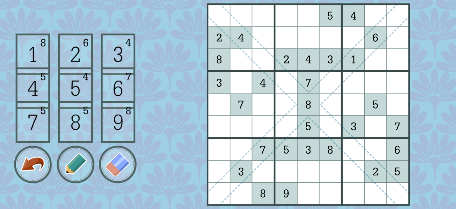 The Daily Diaonal Sudoku