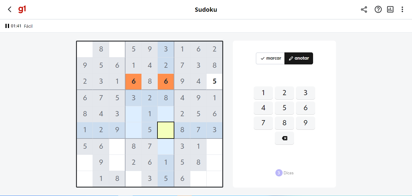 Sudoku G1