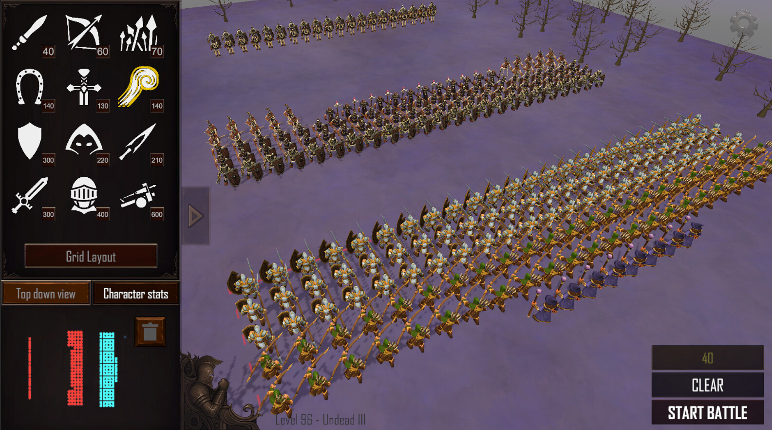 Warlords Battle Simulator