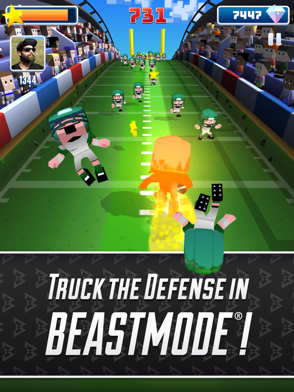 Marshawn Lynch Blocky Football