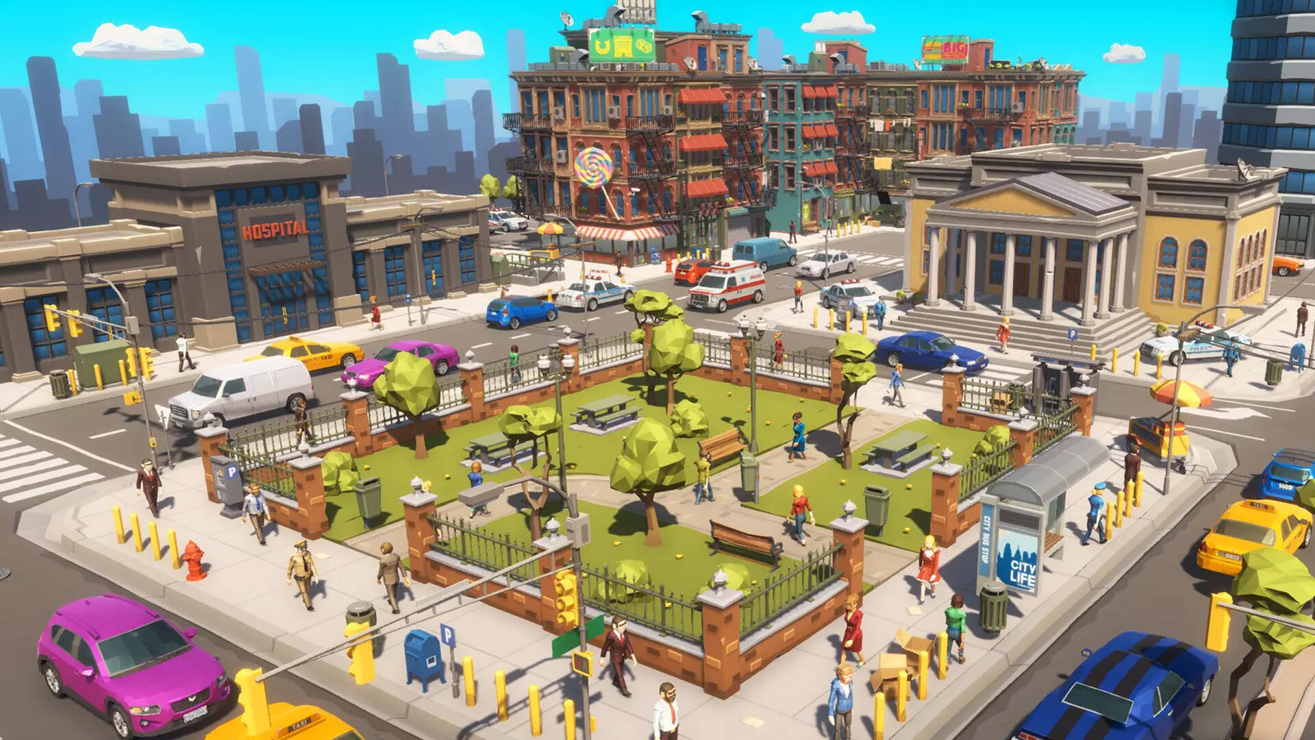 Hidden City Top-Down 3D