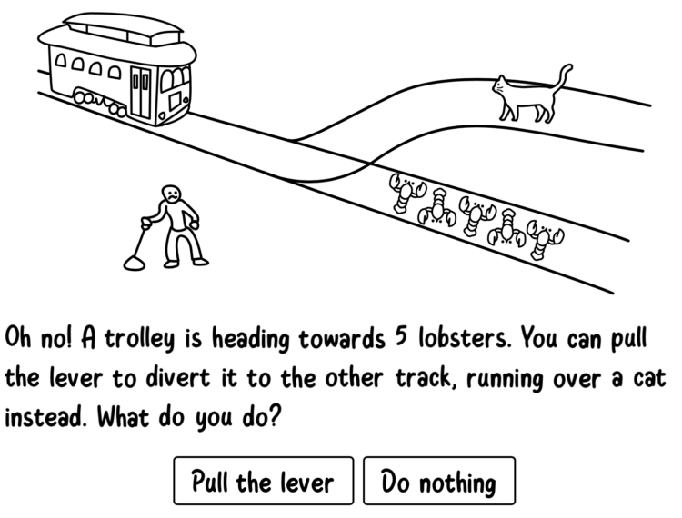 Absurd Trolley Problems