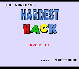 World’s Hardest Hack