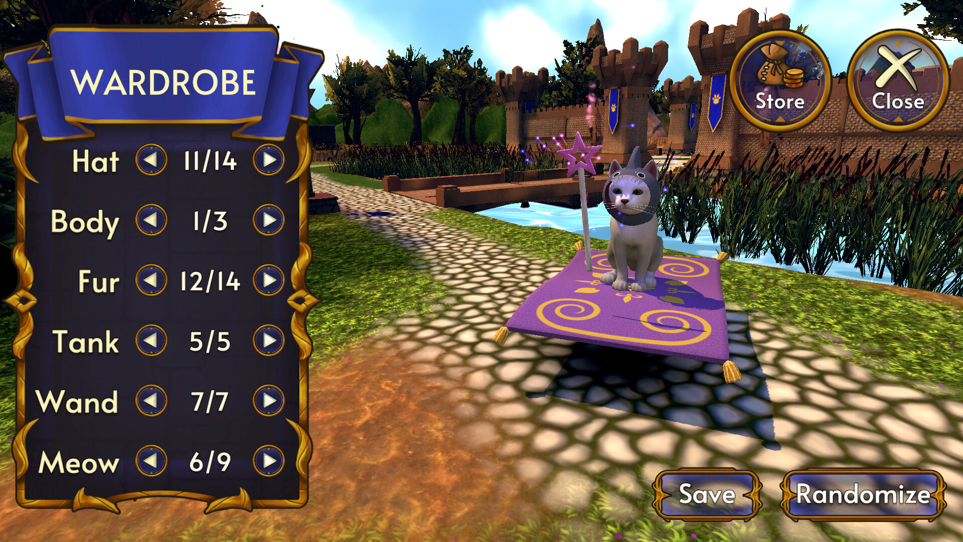 Wizard Cats Tank Battle