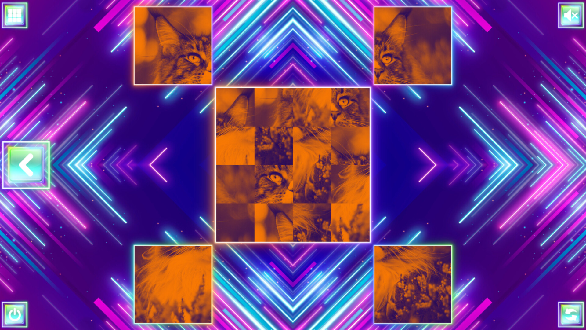 Neon Fantasy: Cats