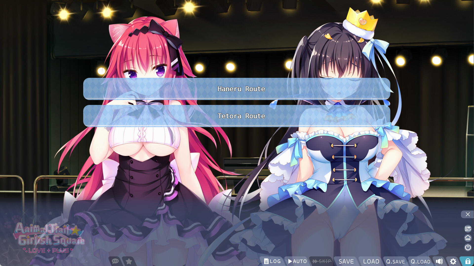 Animal Trail Girlish Square Love+Plus