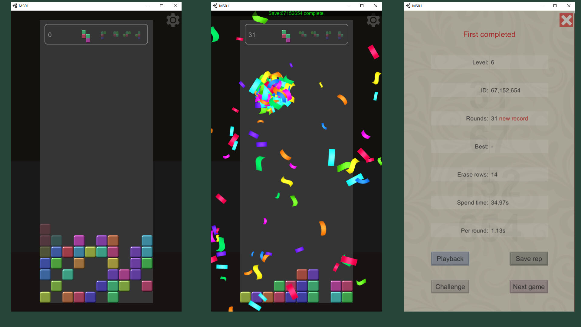 The Puzzle of Blocks