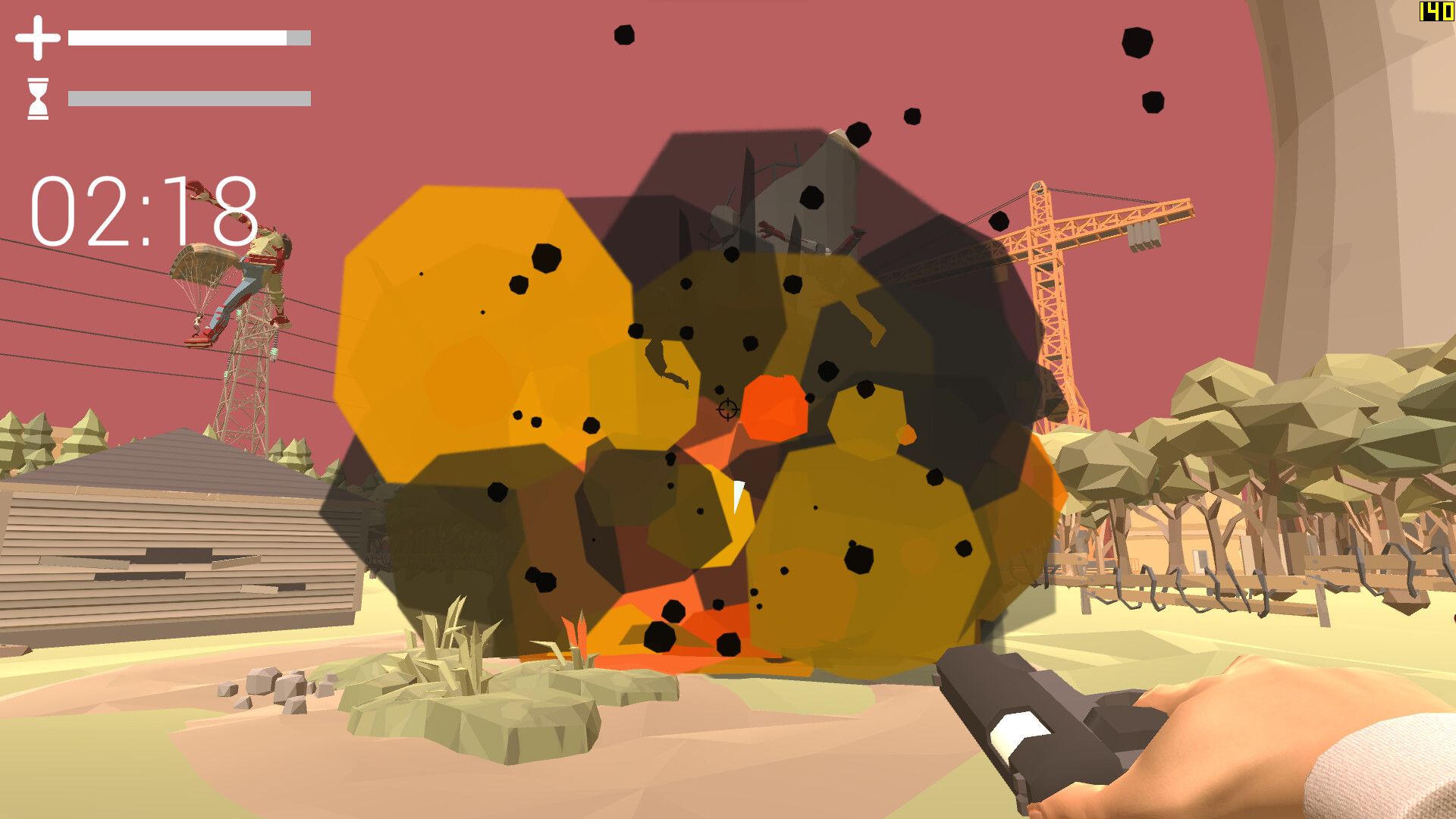 Red Barrels Go Boom