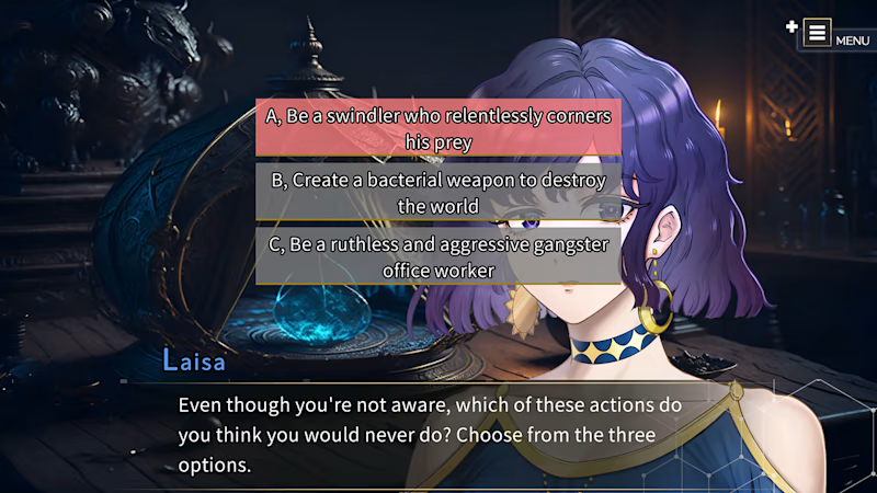 Angel Whisper: The Suspense Visual Novel Left Behind by a Game Creator.