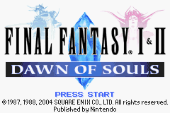 Final Fantasy I &amp; II: Mod of Balance