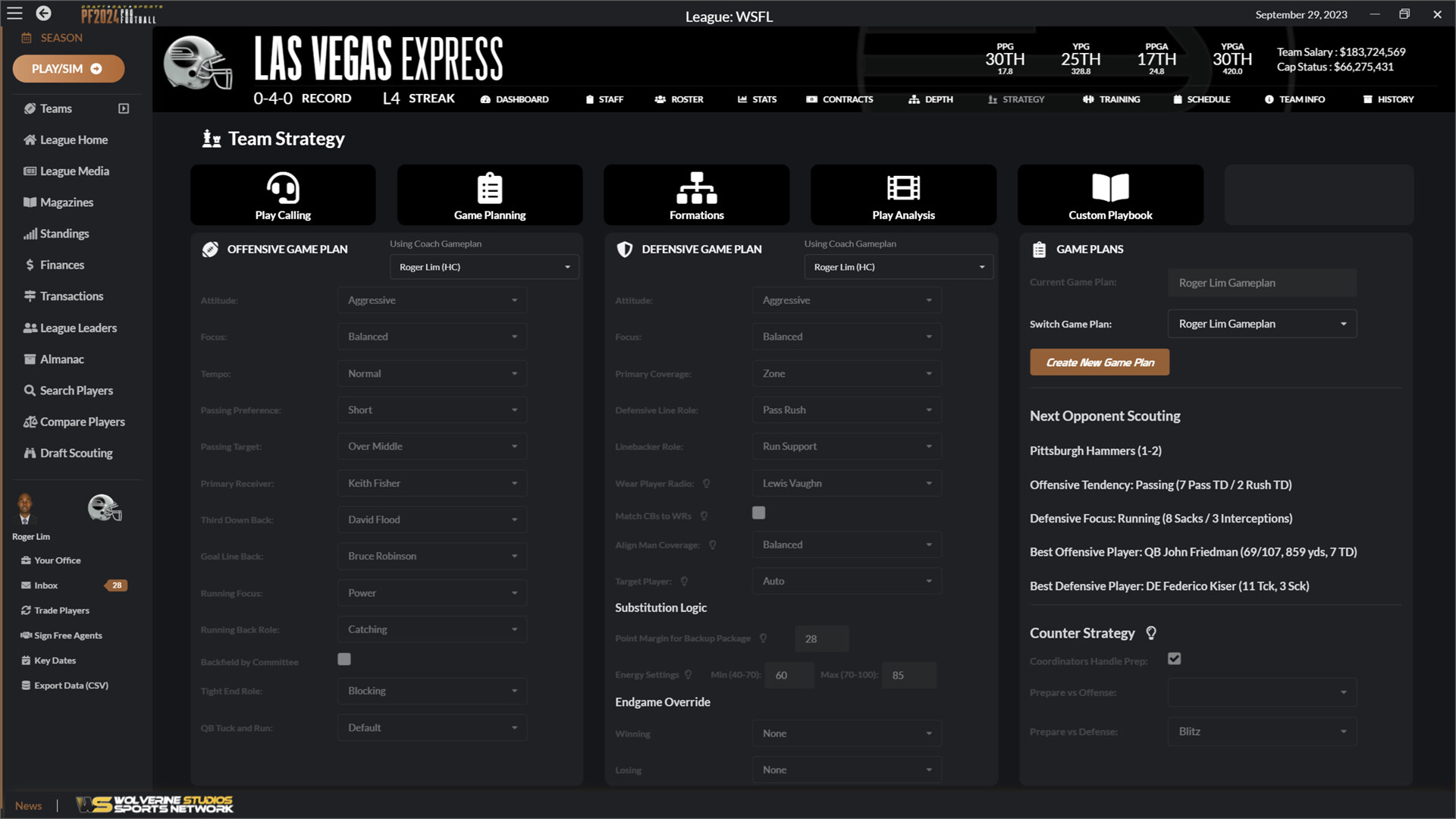 Draft Day Sports: Pro Football 2024