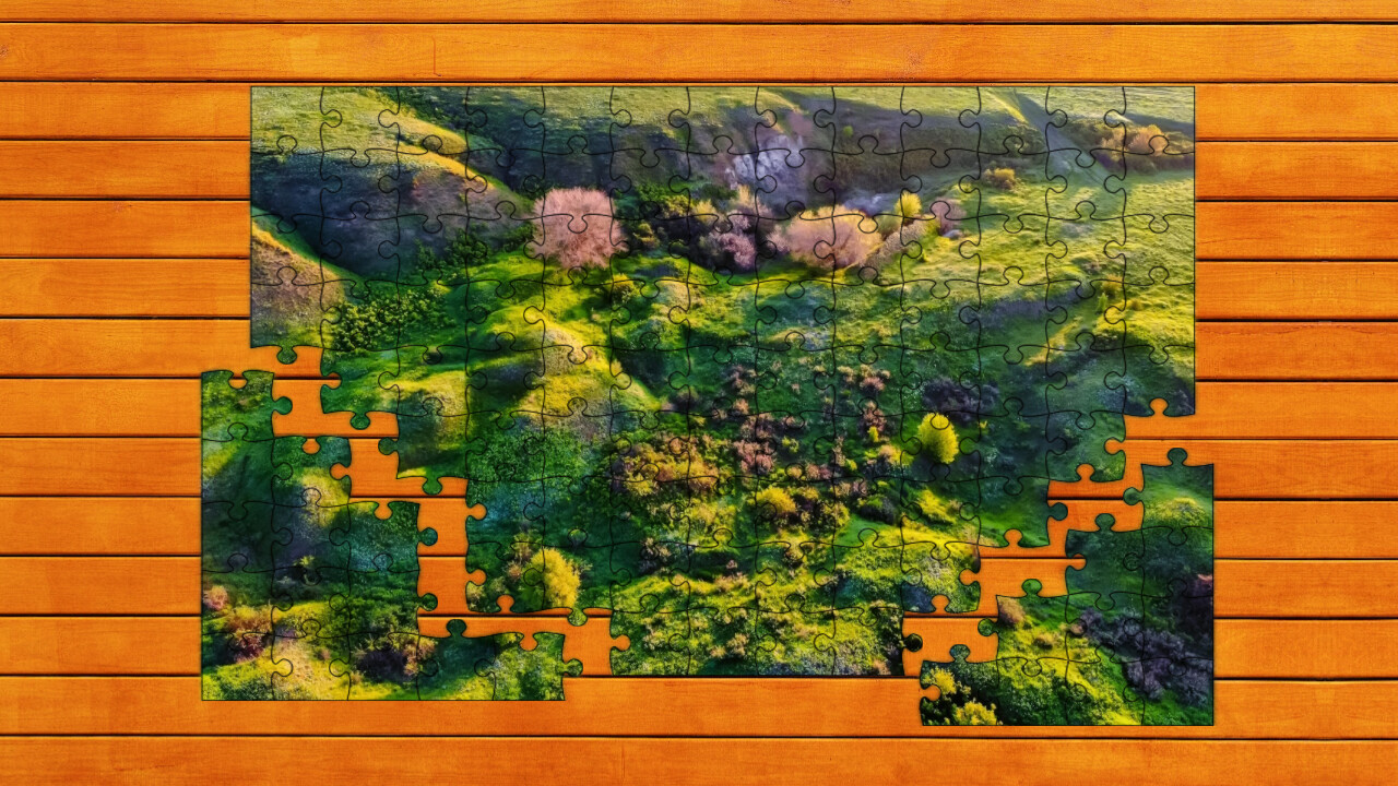 Aerial Nature Jigsaw Puzzles: Expansion Pack 4