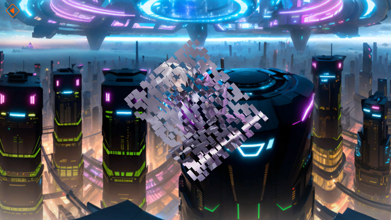 Anime Poly Puzzle: Sci-Fi Maidens