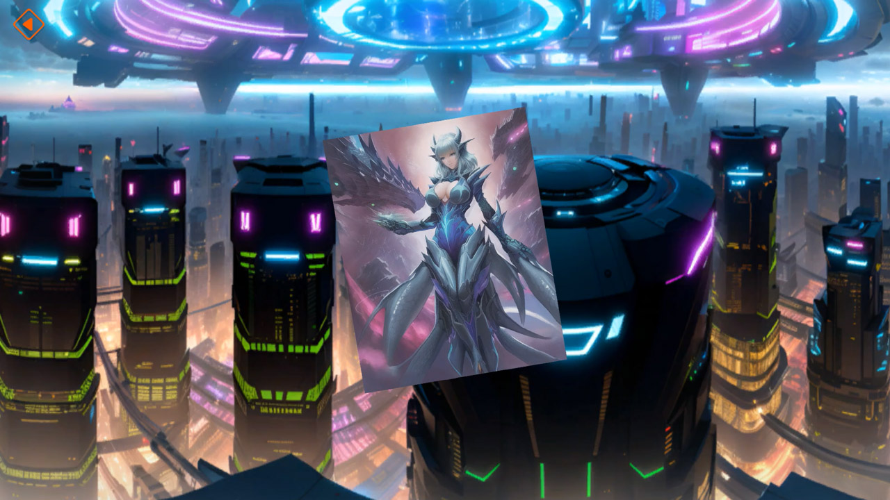 Anime Poly Puzzle: Sci-Fi Maidens