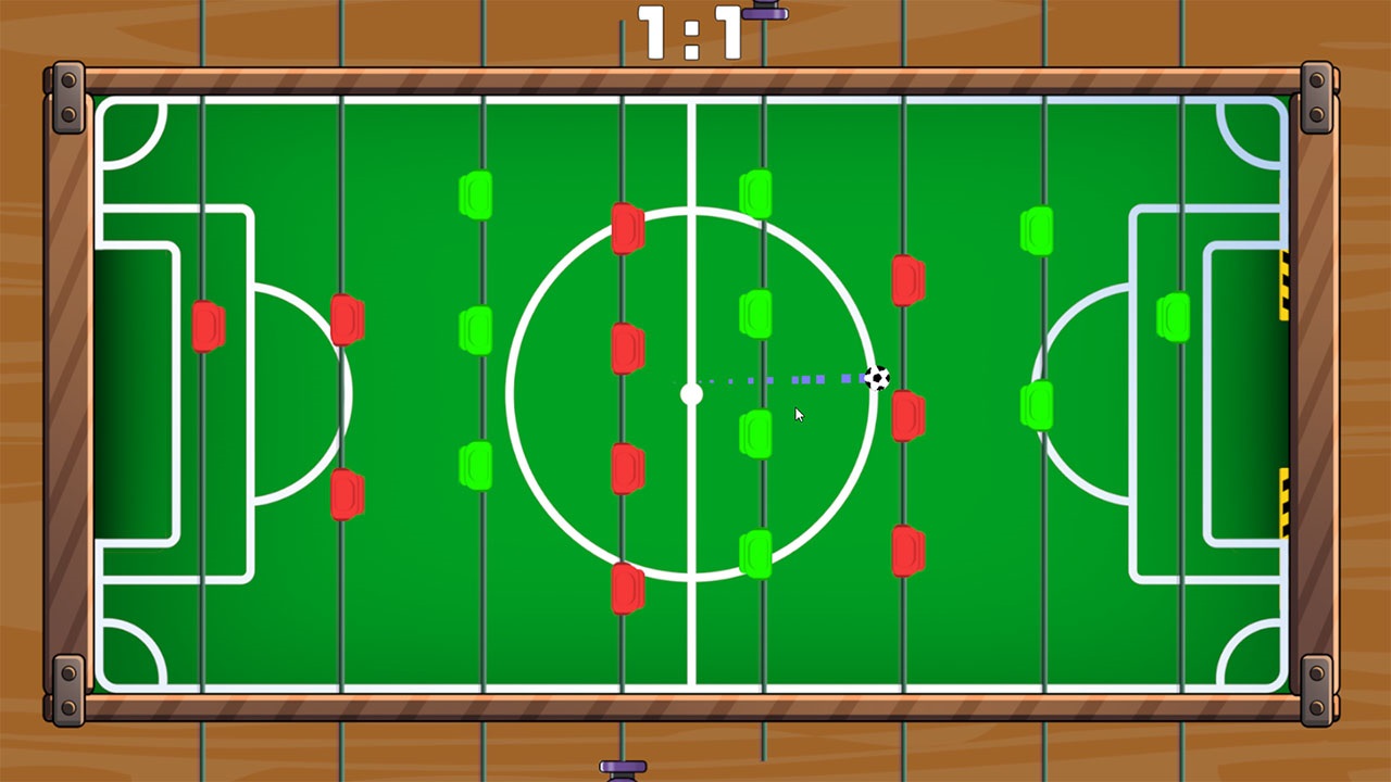 Foosball League Cup: Arcade Table Football Simulator