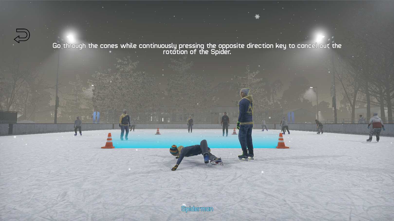 Freestyle Ice Skater
