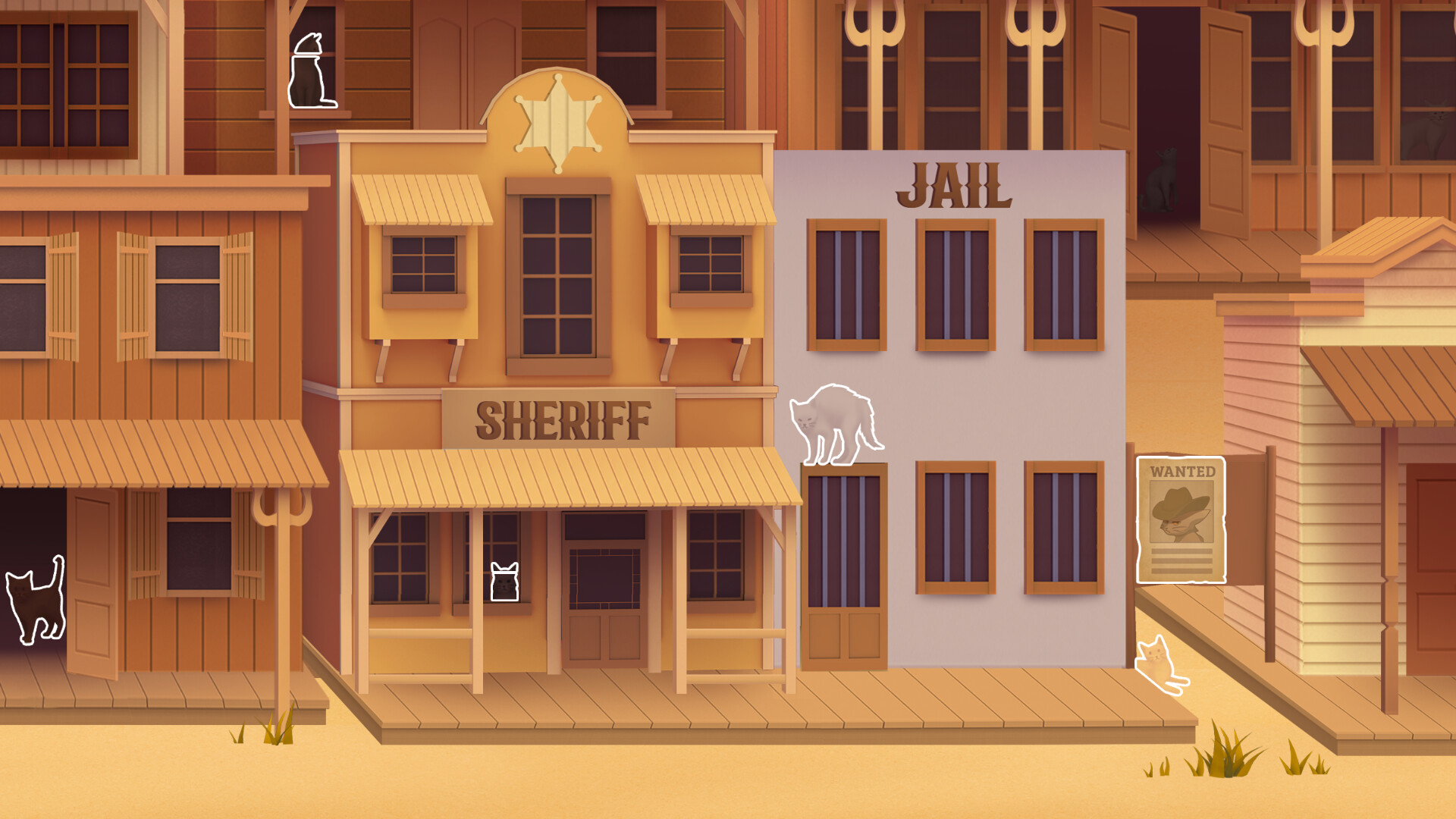 Cat Search in The Wild West