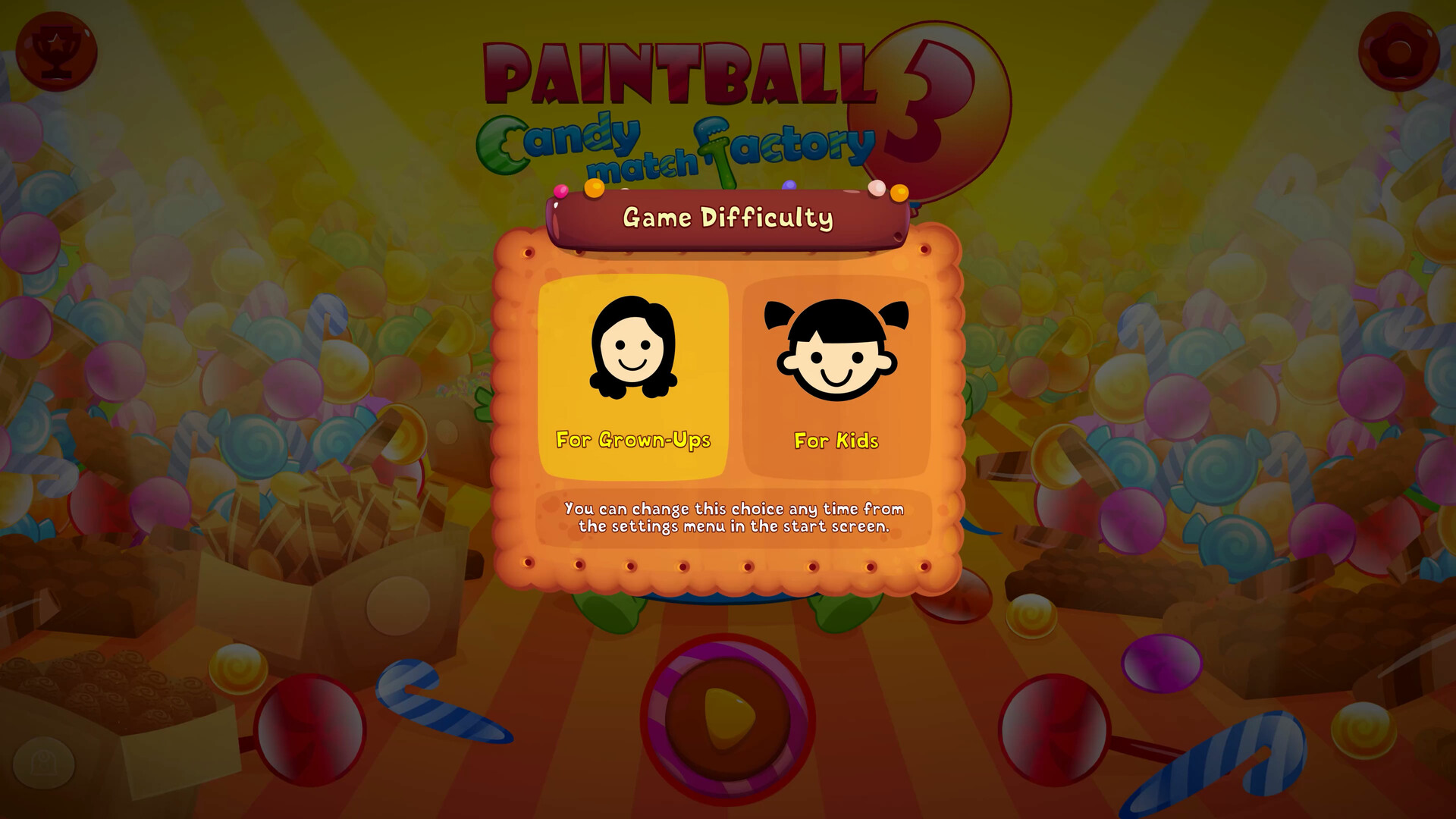 Paintball 3: Candy Match Factory