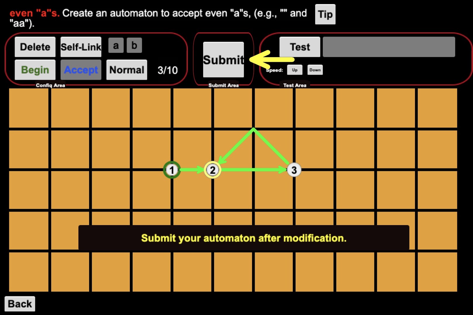 Finite State Automaton Challenges